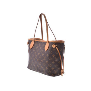 Louis Vuitton Neverfull handbag brown leather Monogram